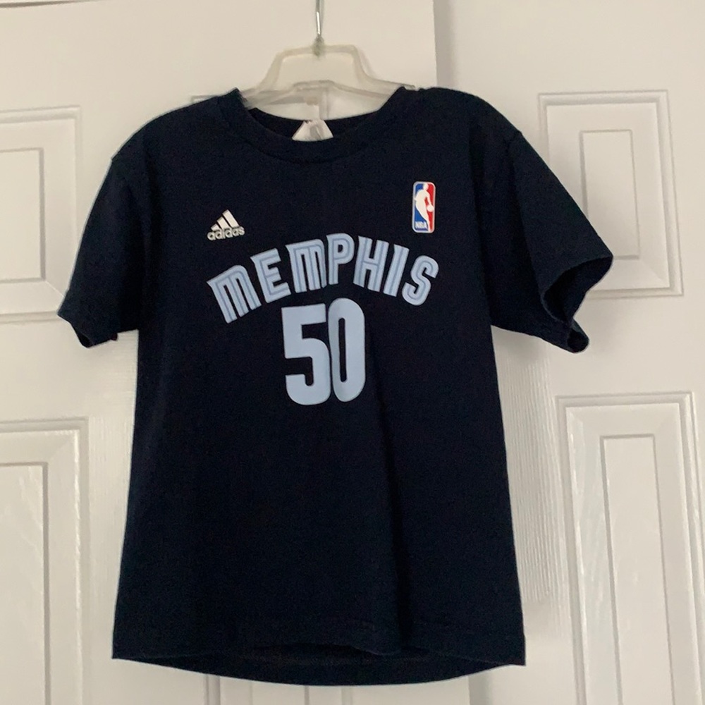 Navy blue Memphis grizzlies tee